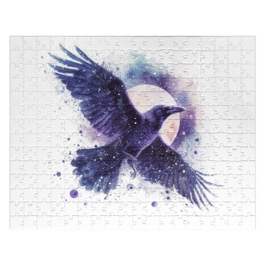 Celestial Raven Clipart Clipart, Crow Bird Witch Jigsaw Puzzles