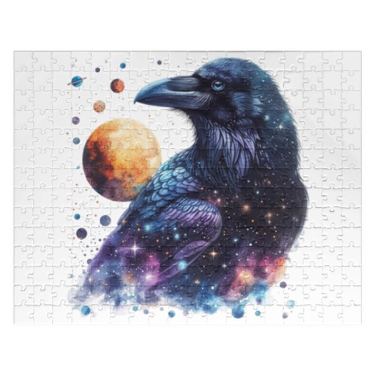 Celestial Raven Clipart Clipart, Crow Bird Witch Jigsaw Puzzles