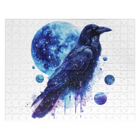 Celestial Raven Clipart Clipart, Crow Bird Witch Jigsaw Puzzles