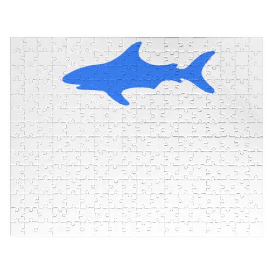 Keep Calm And Keep Swimming With Shark Freestyle Jigsaw Puzzles