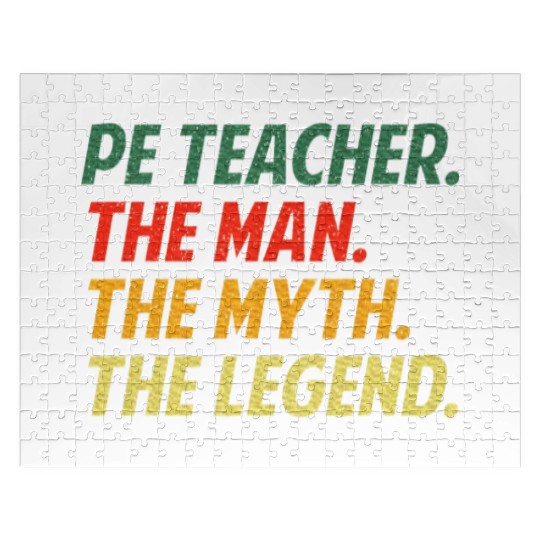 Cool PE Teacher Art Physical Education Teacher Jigsaw Puzzles