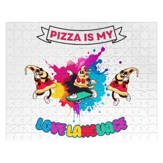 Pizza is my love language Jigsaw Puzzles