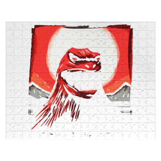 Red Sun Japan: Lizard Monster Jigsaw Puzzles