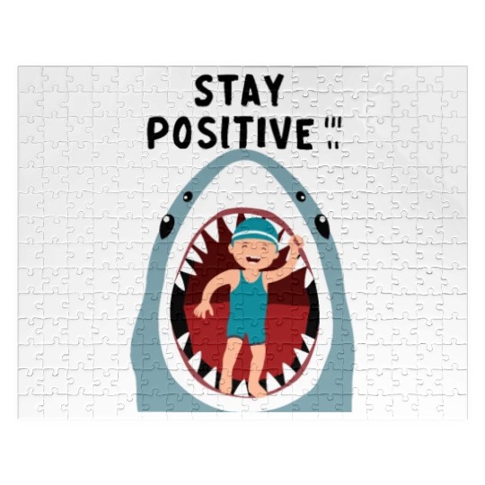 Stay positive Jigsaw Puzzles