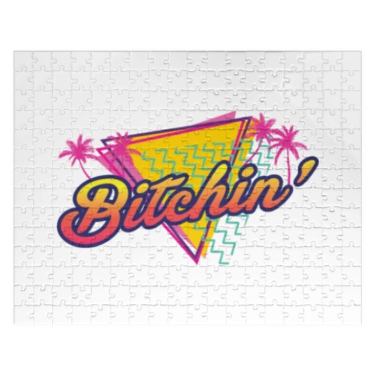 Bitchin' Retro 80s Vibes Jigsaw Puzzles
