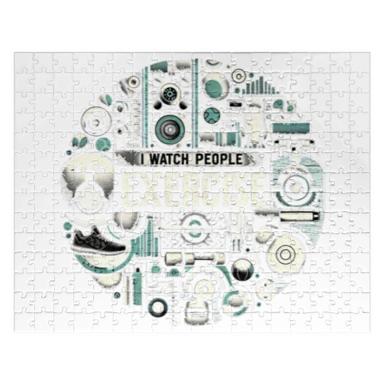 I Watch People Exercise 5 Jigsaw Puzzles