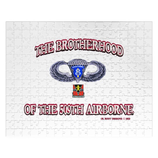 Ol Koot Designs BROTHERHOOD AIRBORNE Jigsaw Puzzles