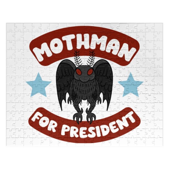 Mothman USA Election Campaign Politics 2024 Jigsaw Puzzles