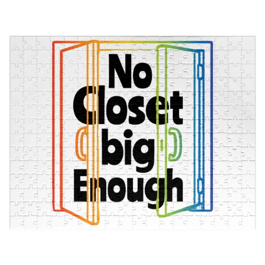 No Closet big Enough - Pride Month Jigsaw Puzzles