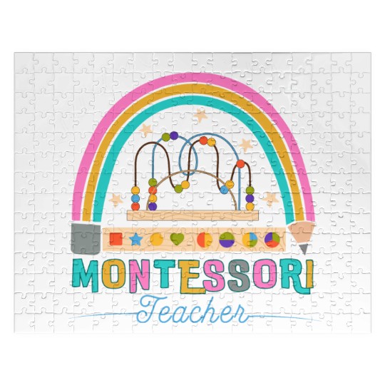 Montessori teacher - back to school Jigsaw Puzzles