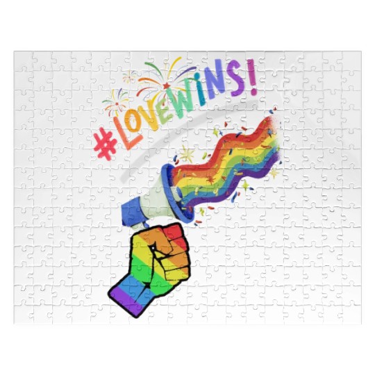 Love is Lov | Pride Month | Love Wins Jigsaw Puzzles