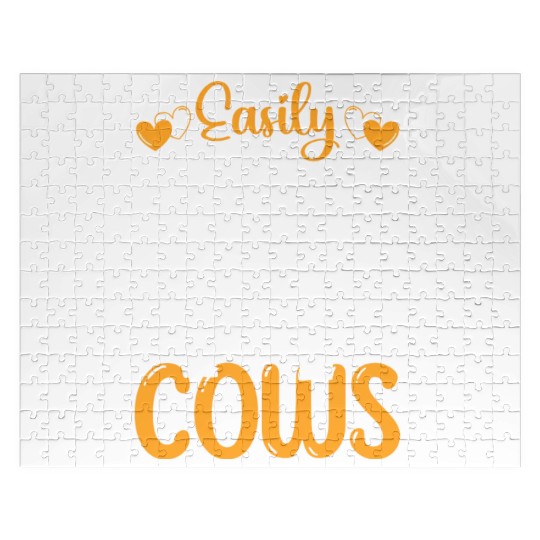 Cow Farmer Livestock Farm Animal Jigsaw Puzzles