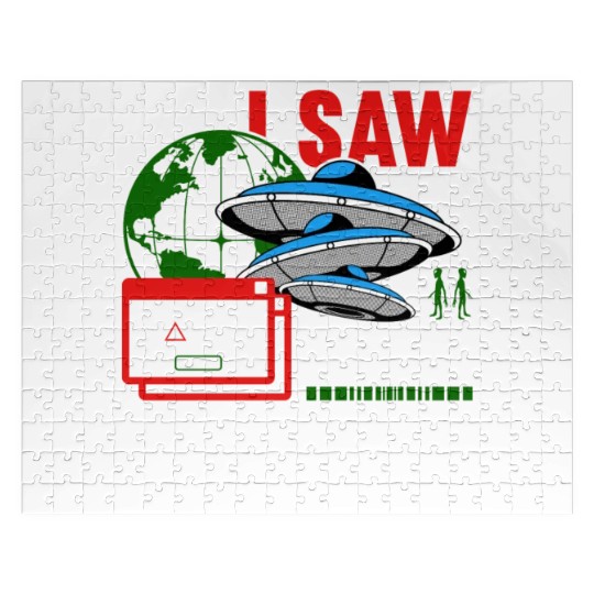 Alien, Aliens, UFO, UAP, Space Unknown Flight Jigsaw Puzzles