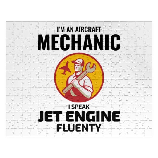 Aircraft Mechanic Aviation Maintenance Technician Jigsaw Puzzles