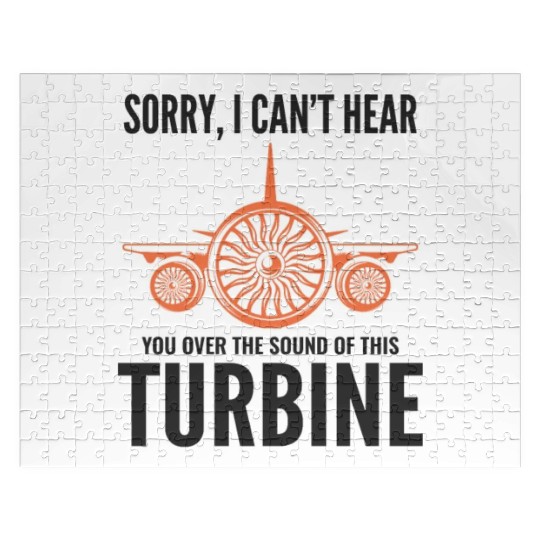 Aircraft Jet Engine Mechanic Aviation Technician Jigsaw Puzzles