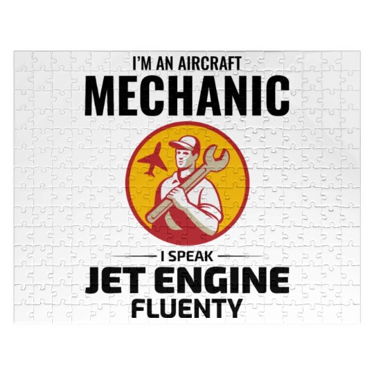 Aircraft Mechanic Aviation Maintenance Technician Jigsaw Puzzles