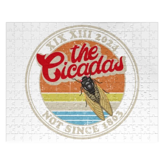 2024 Cicada Brood XIII XIX Not Since 1803 Jigsaw Puzzles