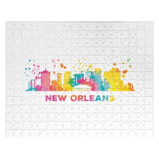 New Orleanian Skyline New Orleans Jigsaw Puzzles