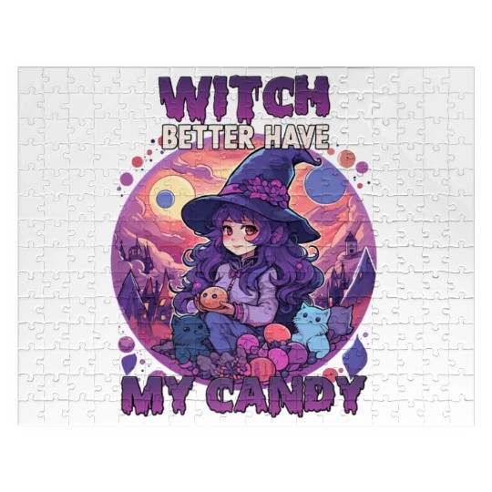 Halloween costume clothing witches Premium Jigsaw Puzzles