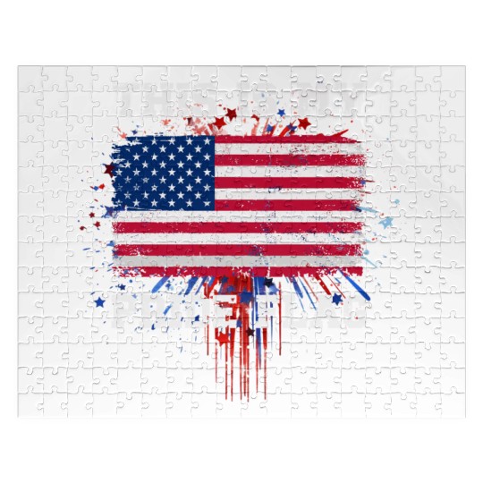 This Is My Pride Flag USA American 4th Of July Jigsaw Puzzles