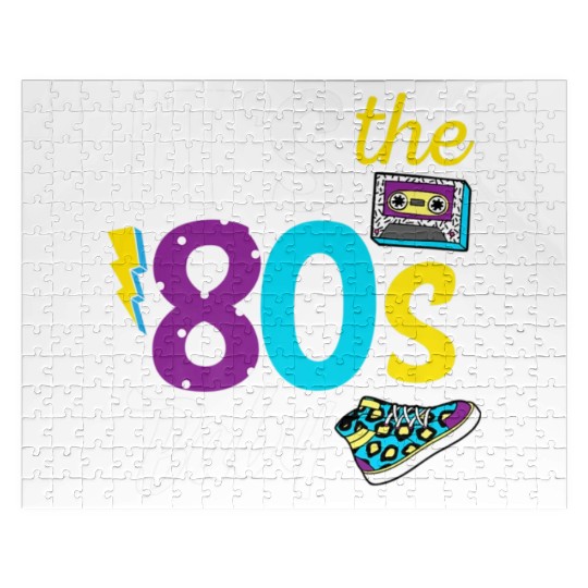 Vintage 80s Clothes Premium Jigsaw Puzzles