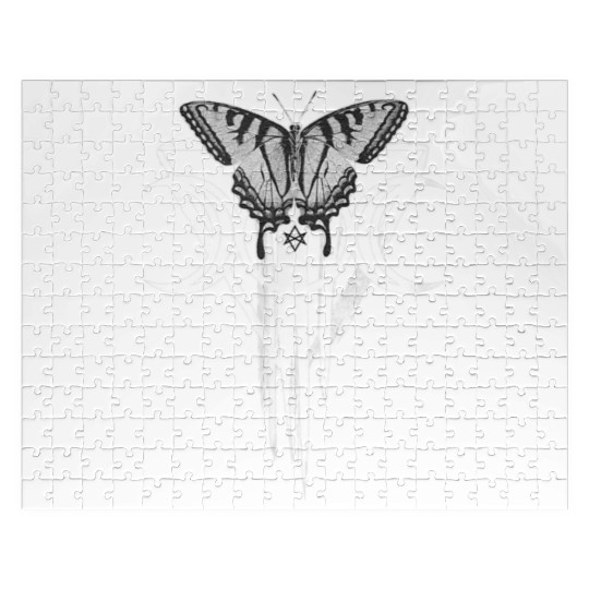 clothing aesthetics butterfly witchcraft Jigsaw Puzzles