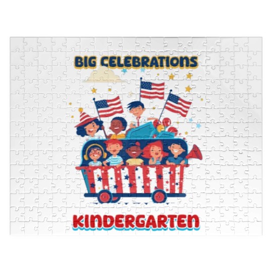 Kindergarten Teacher Patriots Big Celebrations Jigsaw Puzzles