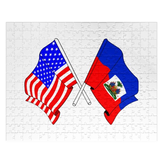 USA flag USA, Haiti flag Jigsaw Puzzles