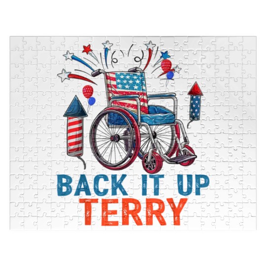 Back Terry Fireworks 4th July Jigsaw Puzzles
