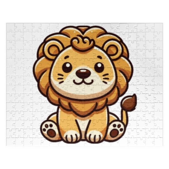 Lion Cute Animals For Kids Lion King Jigsaw Puzzles