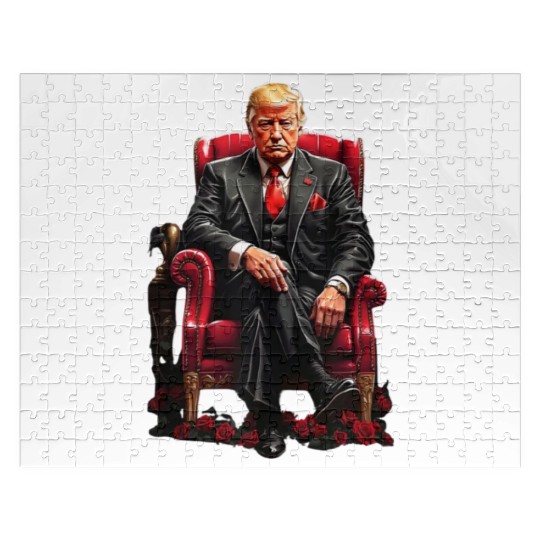 Trumpfather Funny President Donald Trump Jigsaw Puzzles