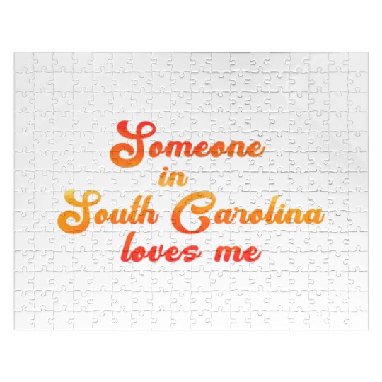 Someone In South Carolina Loves Me Jigsaw Puzzles