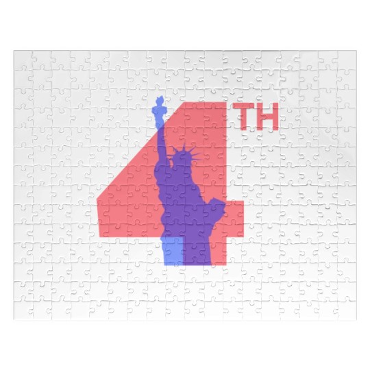 Liberty Been Lit Since July, 1776 4th of July Jigsaw Puzzles