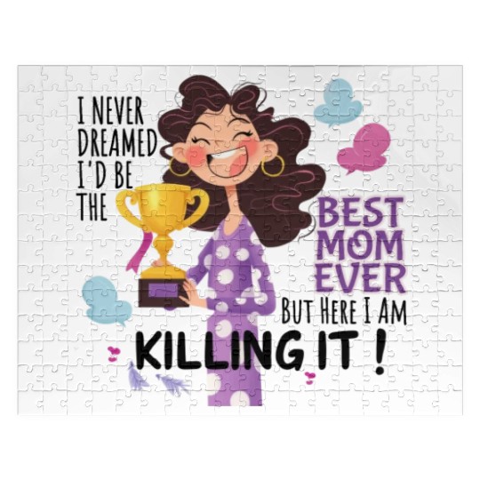 Witty Quotes Celebrating Women's Humor Jigsaw Puzzles