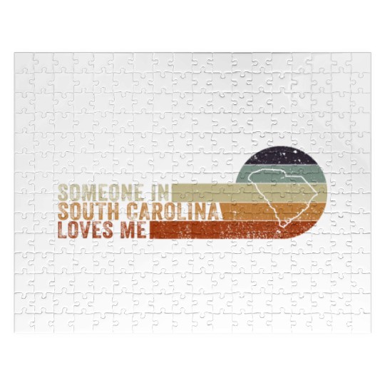 Someone In South Carolina Loves Me Jigsaw Puzzles