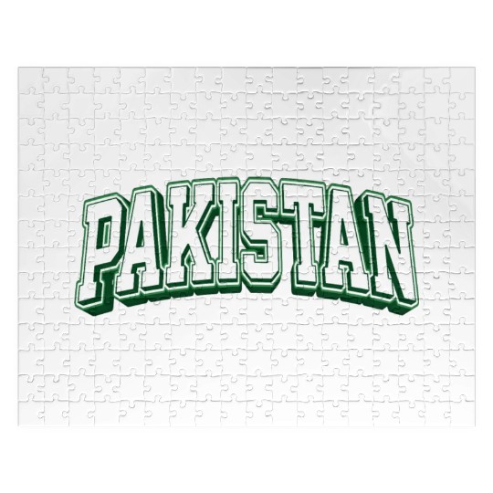 Pakistan cricket player flag Team Pakistan World Jigsaw Puzzles