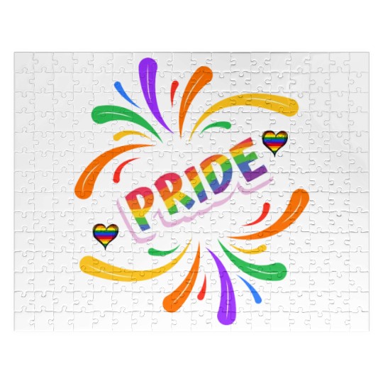 LGBTQ pride month 2024- pride Rainbow Jigsaw Puzzles