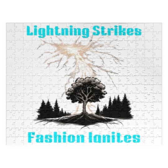 Unleashed Force: Lightning Bolt Strikes Jigsaw Puzzles
