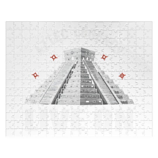 Aztec Pyramid Mayan Indigenous Mexican Aztec Jigsaw Puzzles