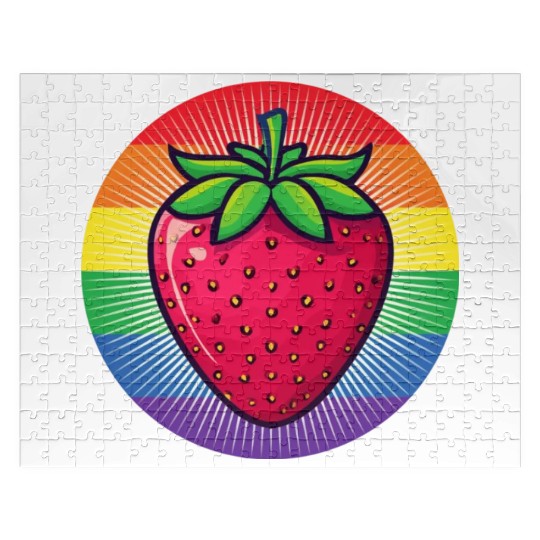 LGBTQ Strawberry Jigsaw Puzzles