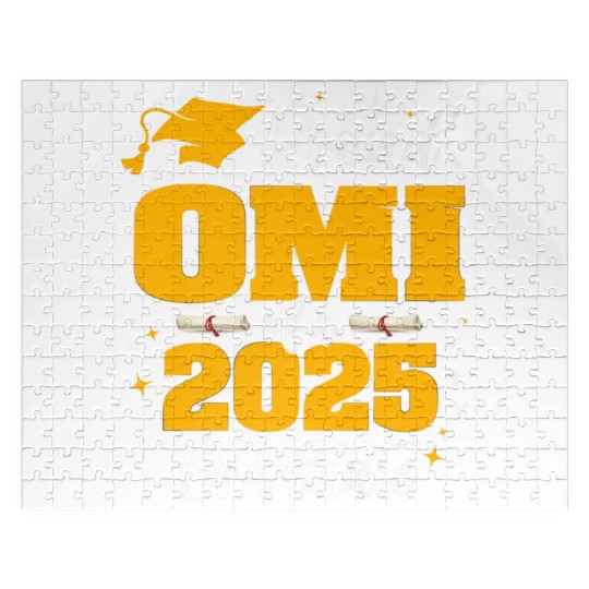 Class 2025 Graduate Graduation Premium Jigsaw Puzzles