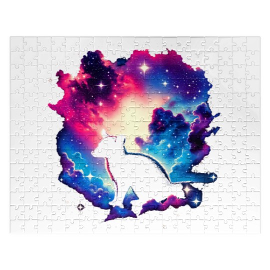 Cool Kinkajou Galaxy Space Art Jigsaw Puzzles