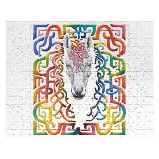 Mandala Animal Colorful Illustration Jigsaw Puzzles