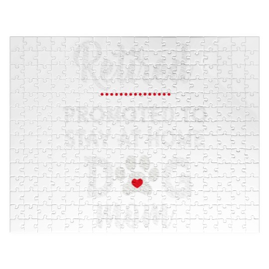 Retirement Plan Walking My Dog Retired Dog Lover Jigsaw Puzzles