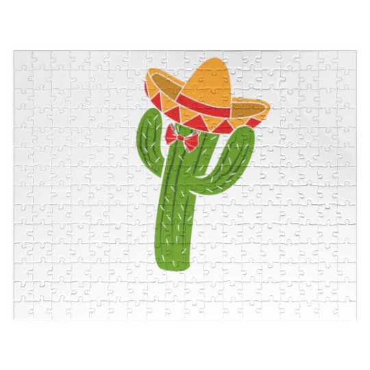 Funny Nacho Average Mexican Cactus Sommelier Jigsaw Puzzles