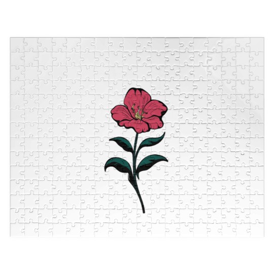 Voodoo Hibiscus Flower Jigsaw Puzzles