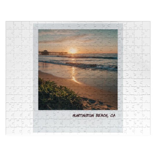 Mono Enterprises "Travels" Huntington Beach Jigsaw Puzzles