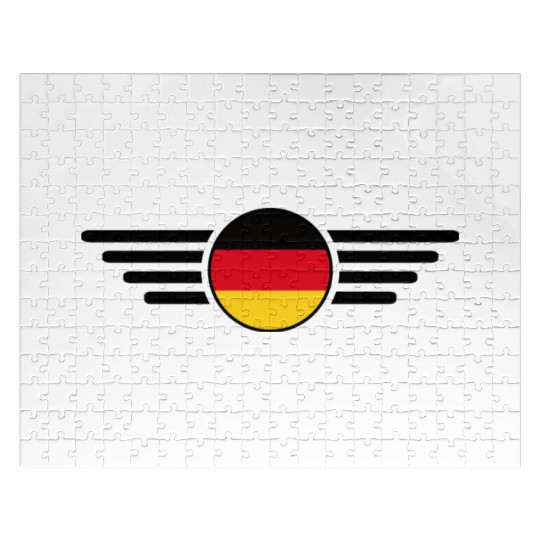 I love Germany, elegance style design Jigsaw Puzzles