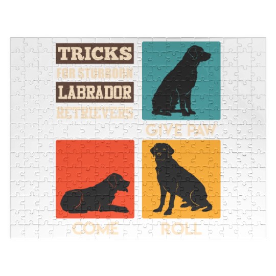 Labrador Owner TRICKS FOR STUBBORN LABRADOR Jigsaw Puzzles