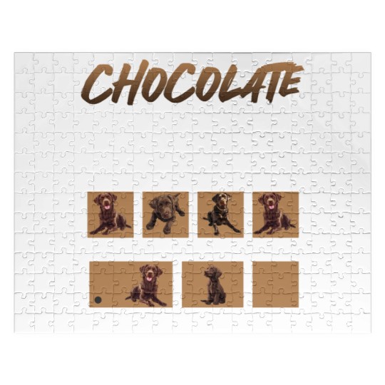 Labrador Retriever CHOCOLATE LAB Commandos Jigsaw Puzzles